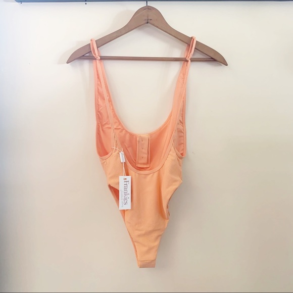 SALE FRANKIE'S Bikinis Adele Ribbed One Piece NWT - Picture 5 of 5